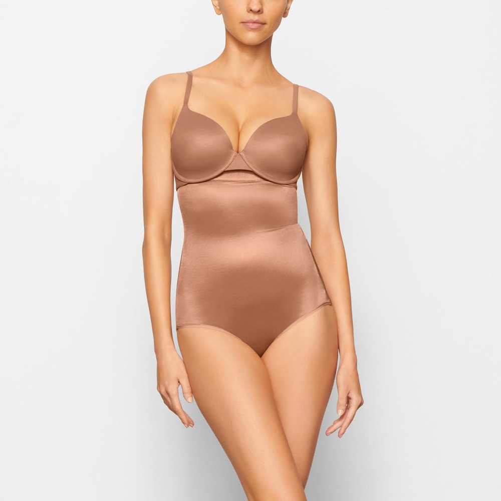 SKIMS BARELY THERE HIGH-WAISTED BRIEF in Sienna NEW